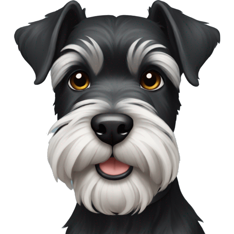 black schnauzers  emoji