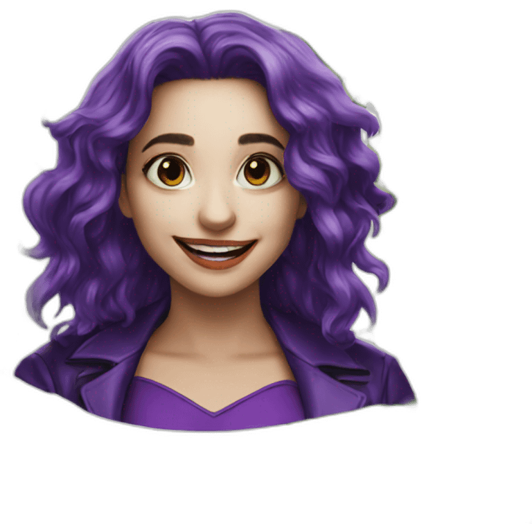 Alia as joker emoji