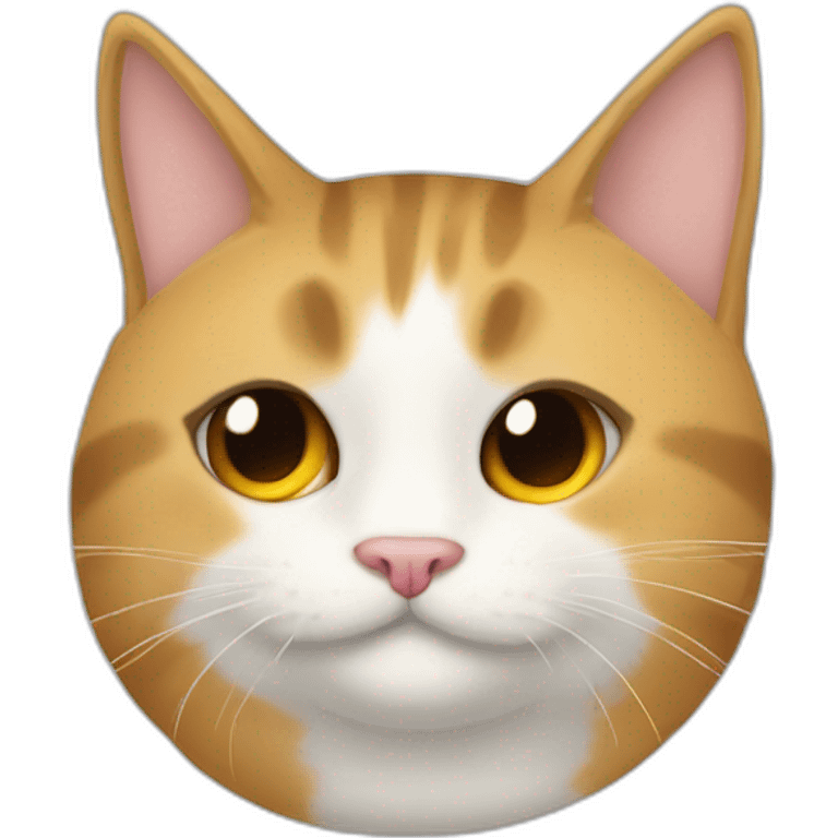 Um gato fazendo eu te amo em libras emoji