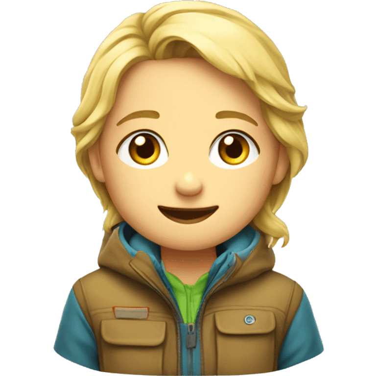 children's mountain clothes emoji