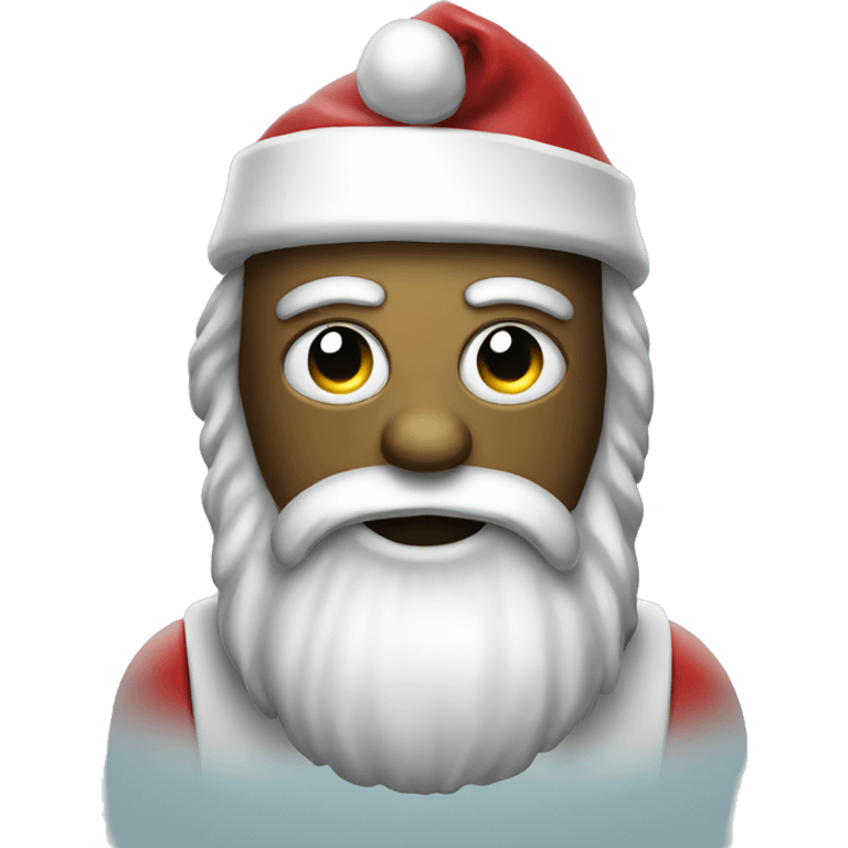 Robot Santa emoji