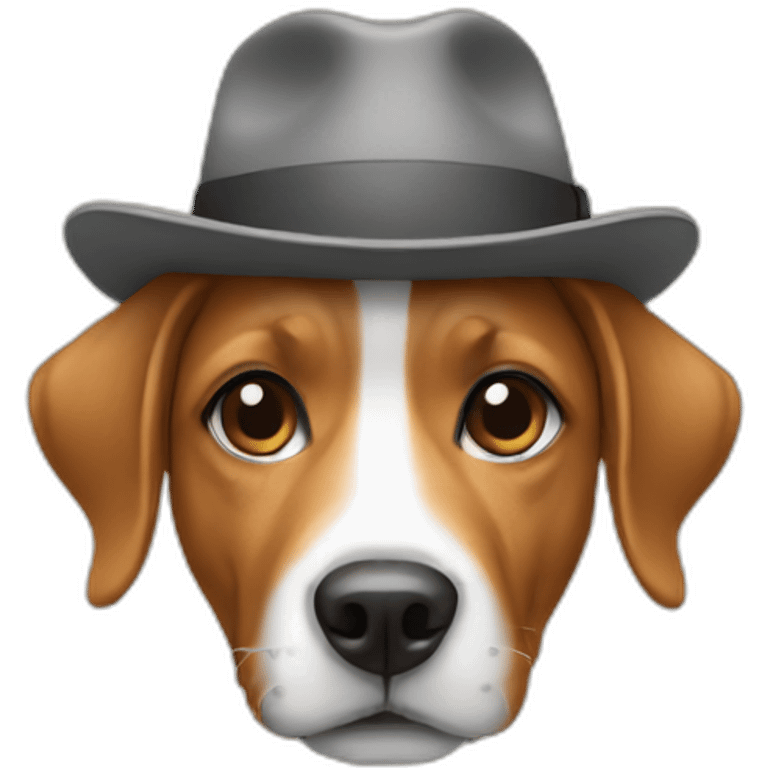 Dog wearing a hat  emoji