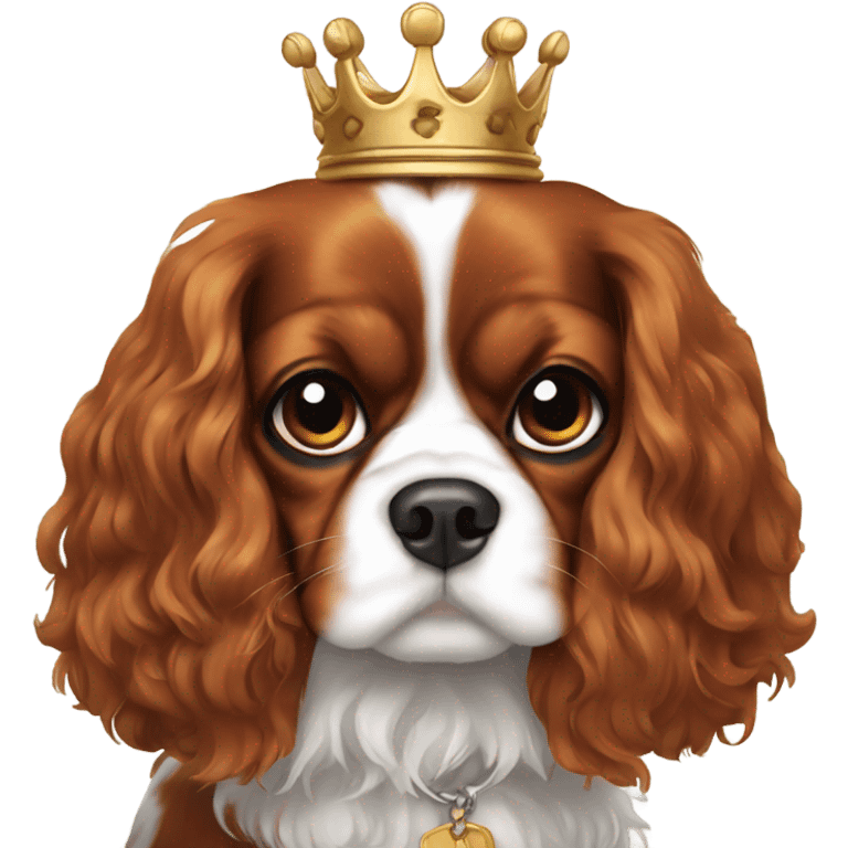 King Charles cavalier emoji