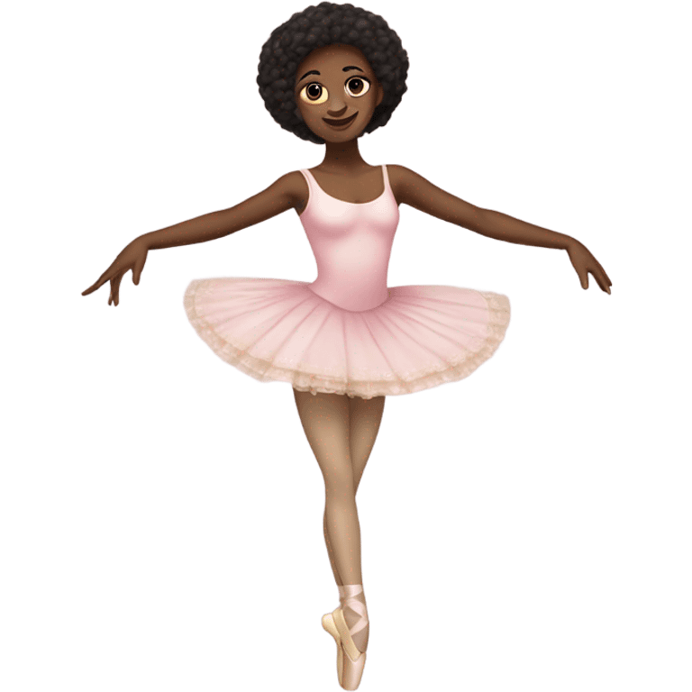 Ballet dancer in thigh highs emoji