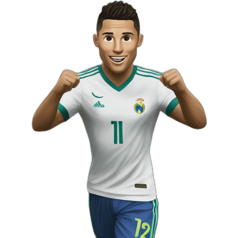 Ronaldo celebretion emoji