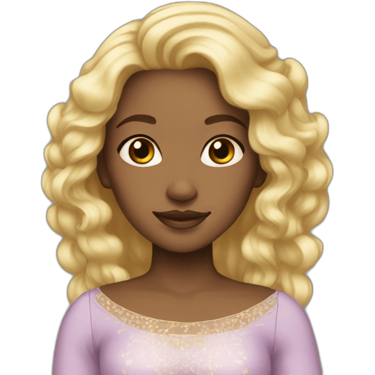 blonde princess light skinned emoji