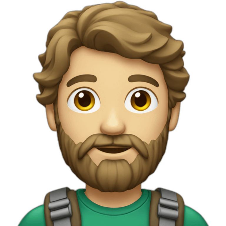 hiker-with-beard emoji