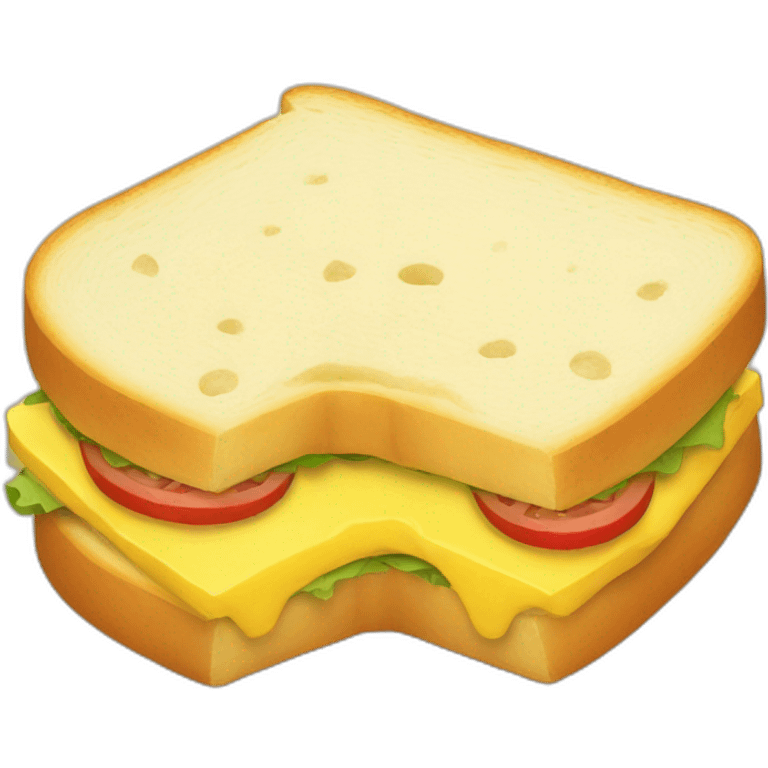 a yellow sandwich emoji