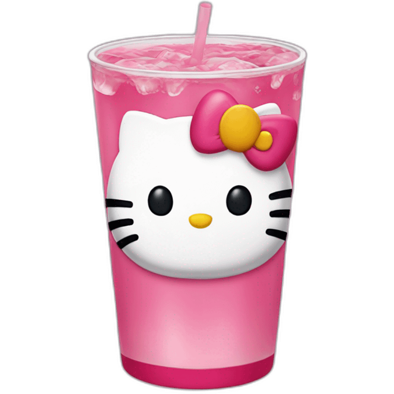 Hello Kitty drink mate emoji