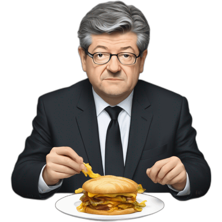 Hungry Jean-Luc Mélanchon emoji