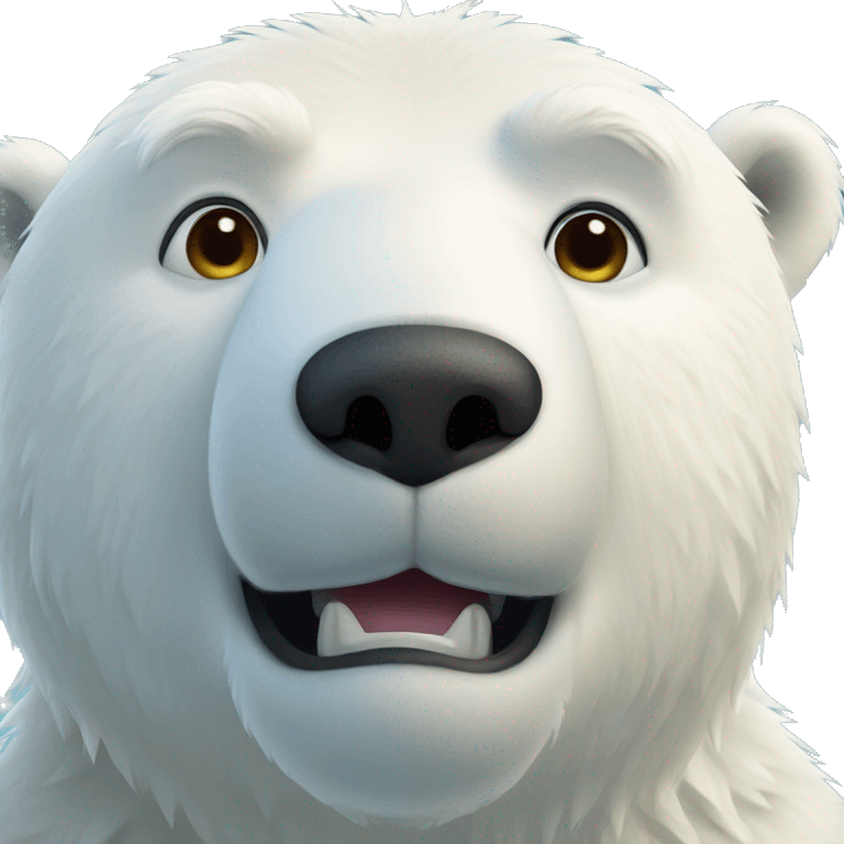 Polar bear emoji