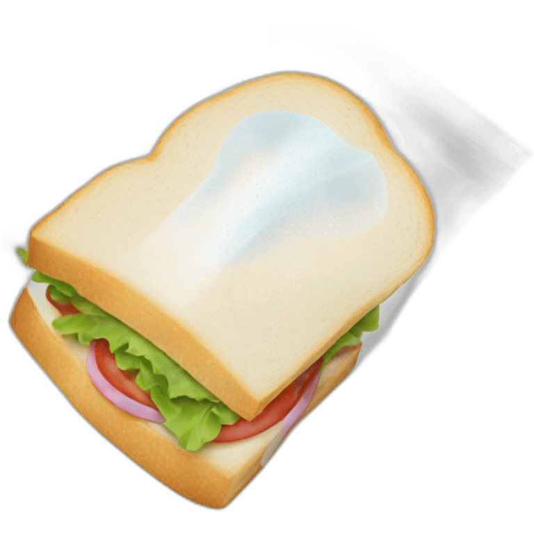 sandwich bag of powder emoji