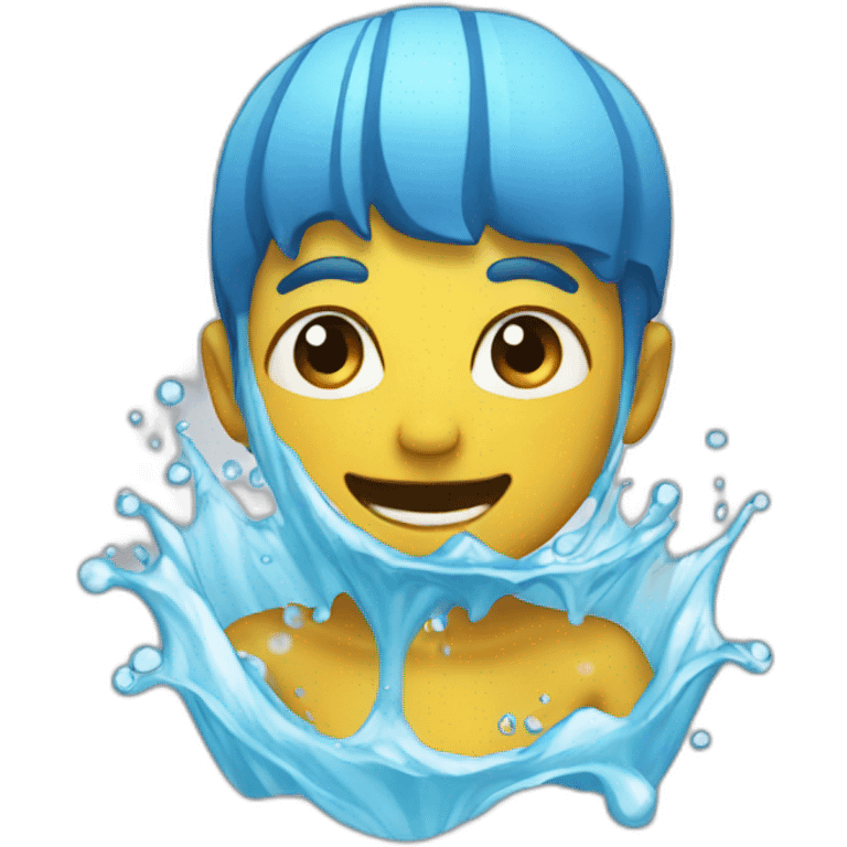 Glad of water emoji