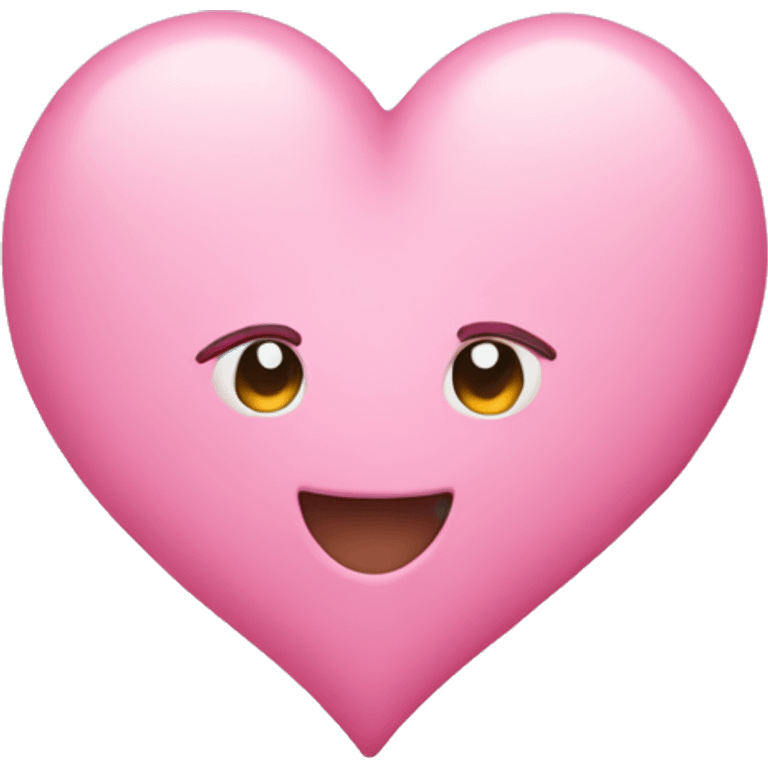 Pink heart pastel  emoji