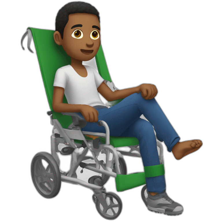 Bakayo saka broken leg emoji