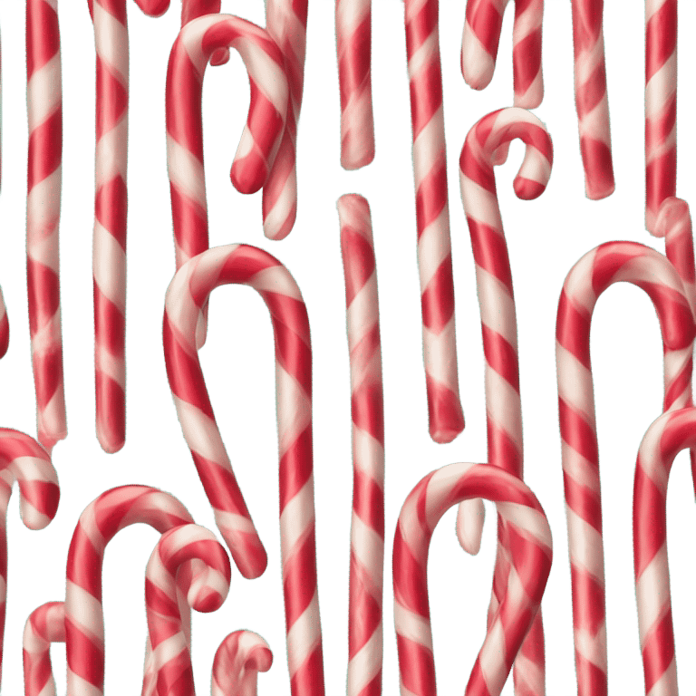 cherry flavored candy cane emoji