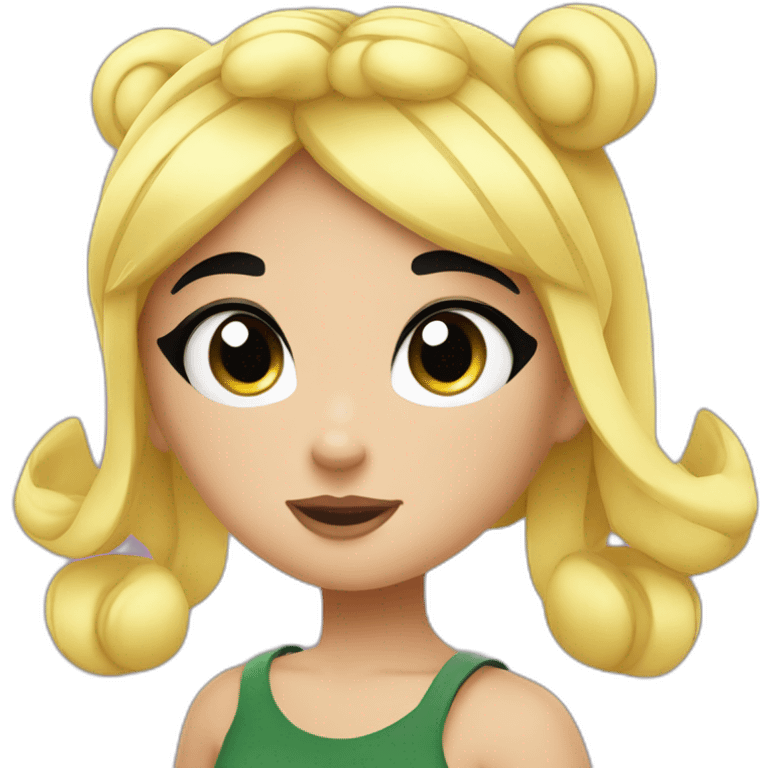 Powerpuff girl buttercup emoji