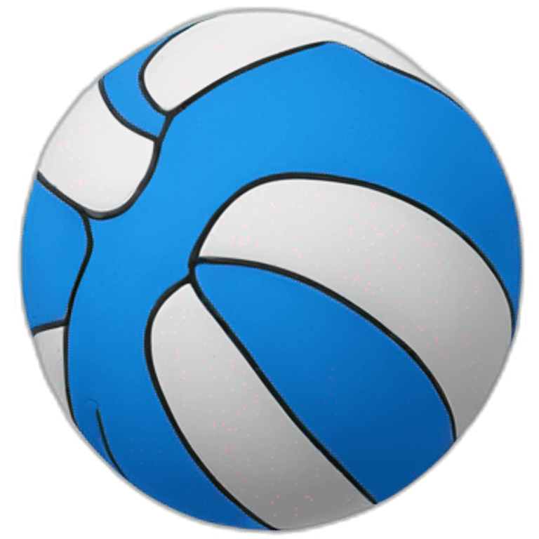 Bleu handball ball emoji