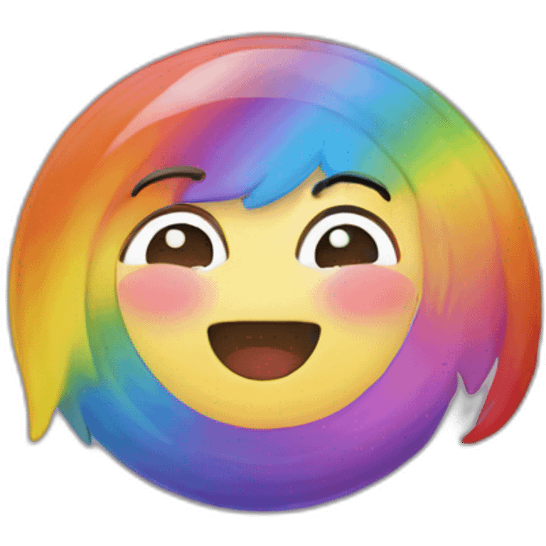 Cœur arc-en-ciel emoji