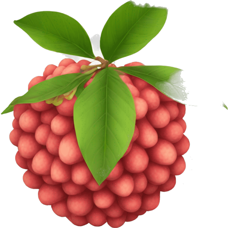 litchi fruit emoji