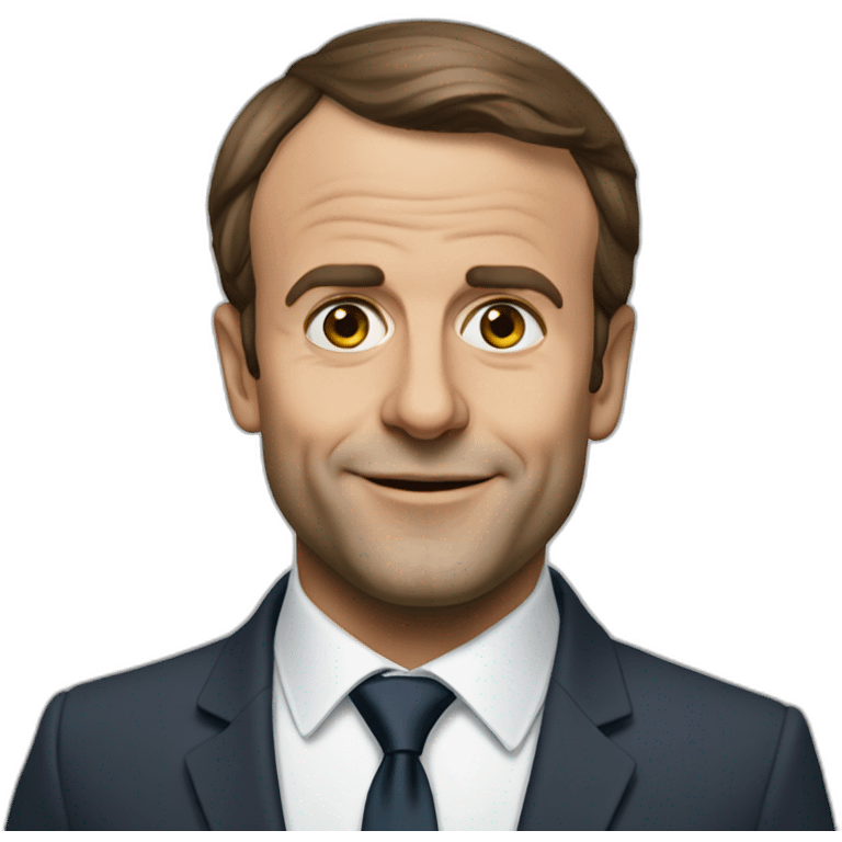 Emanuel Macron  emoji