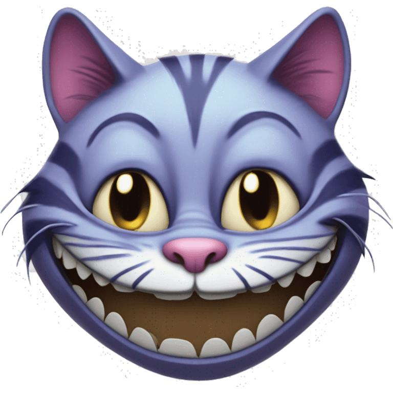 cheshire cat smiling emoji