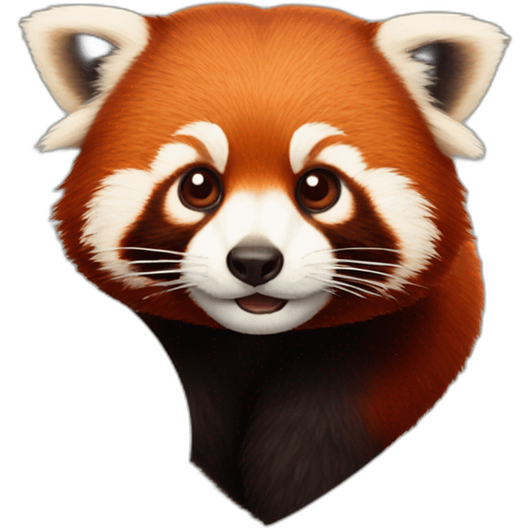 red-panda-heart emoji