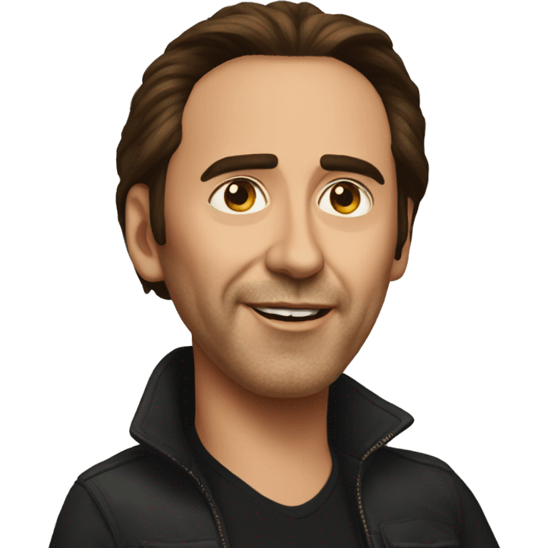 Nick Cage as a cat emoji