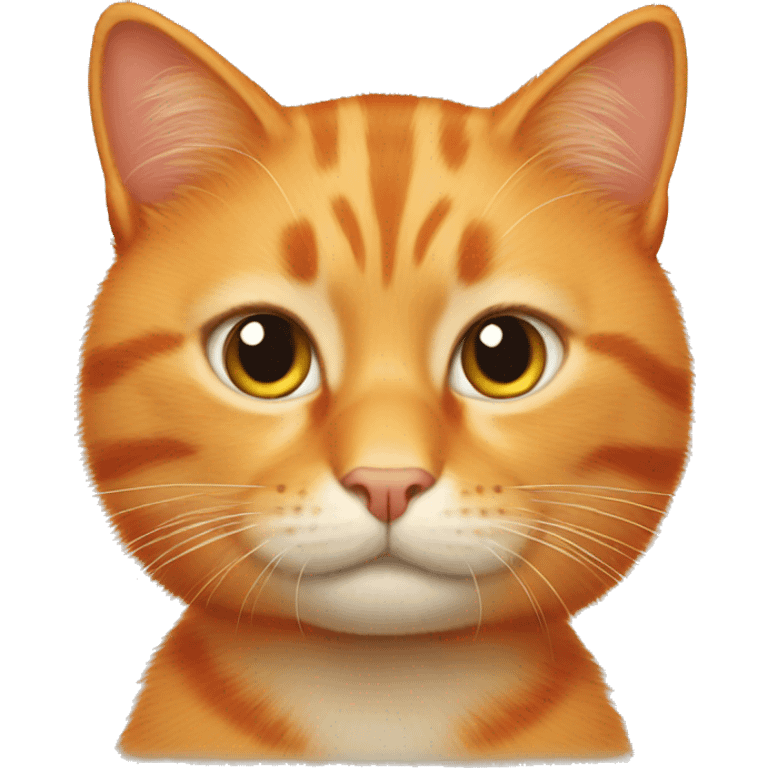 Orange cat  emoji