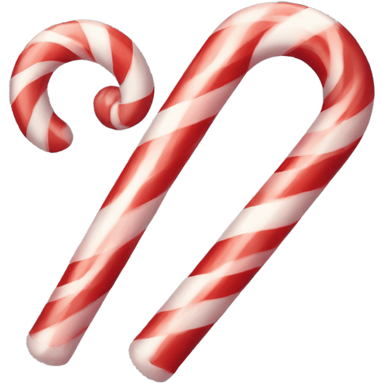 Cute innocent candy cane emoji