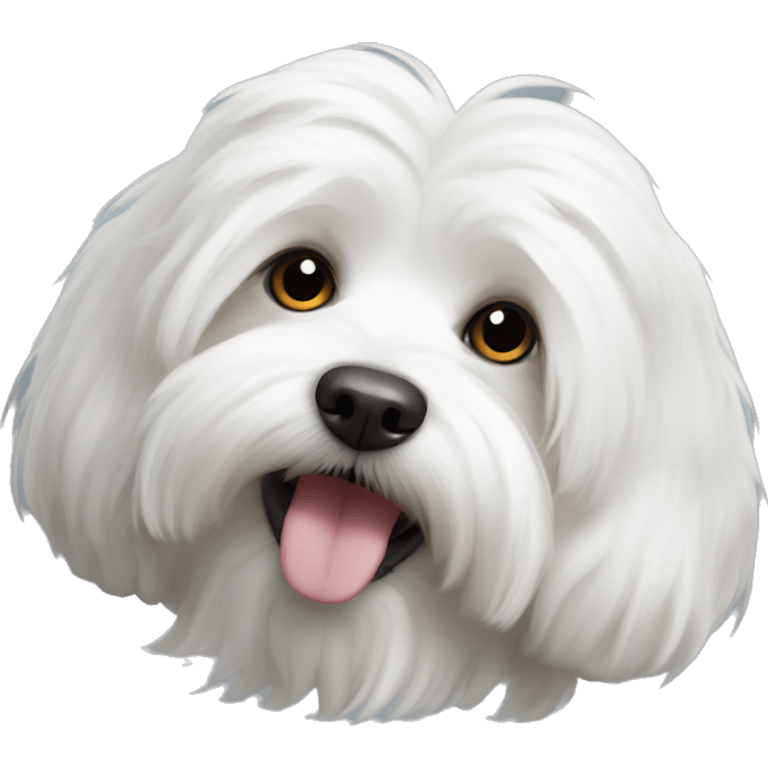 Coton de tulear dog emoji