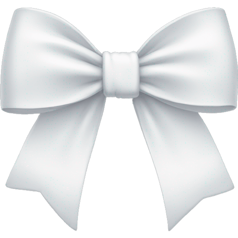 White bow emoji