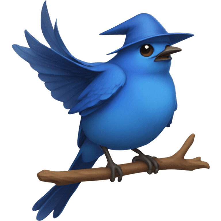  bluebird witch emoji