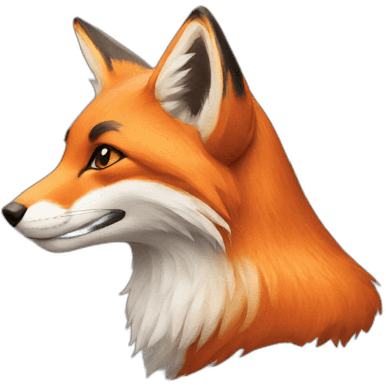 painted fox emoji