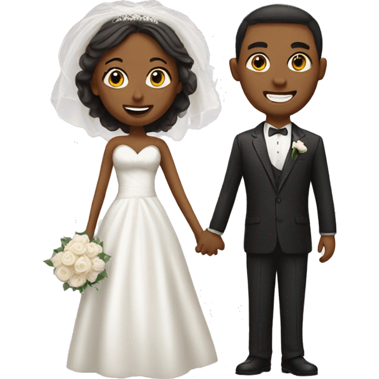 An emoji of bride and groom  emoji