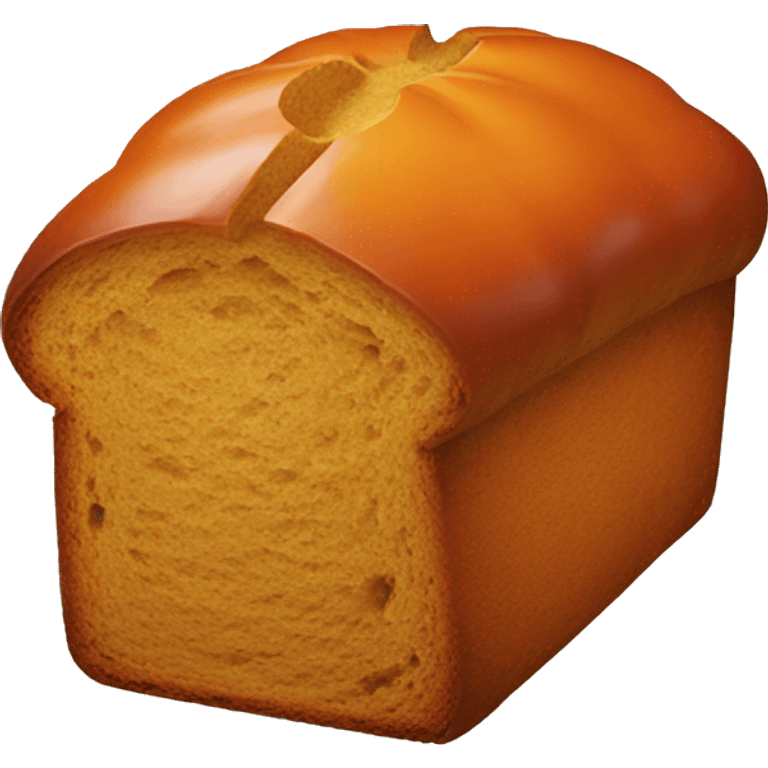 Pumpkin bread emoji