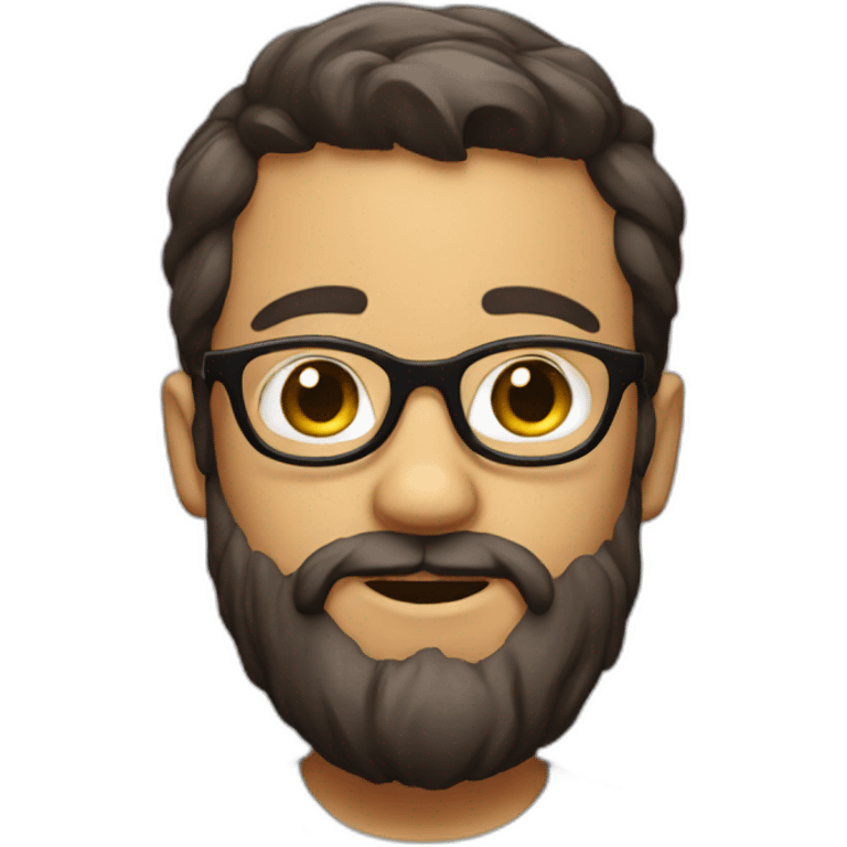 A LITTLE BEARD BOY WITH SPECS emoji