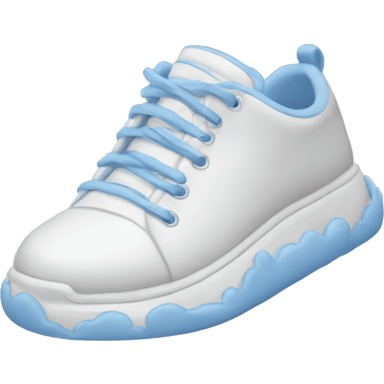 On cloud shoes emoji