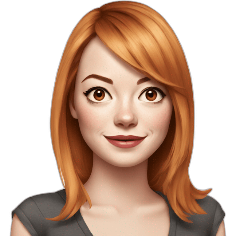 emma stone, emoji emoji