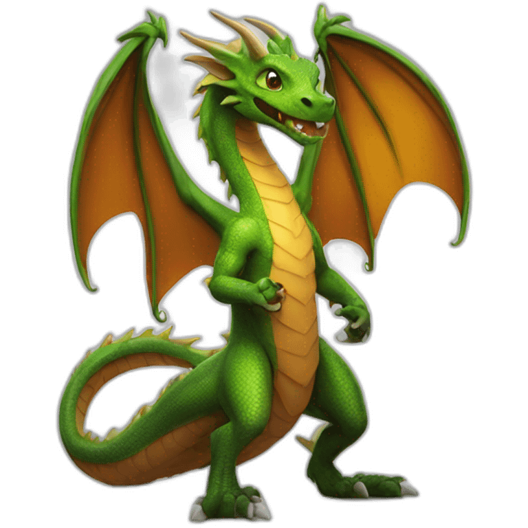 dragon sexy posing emoji