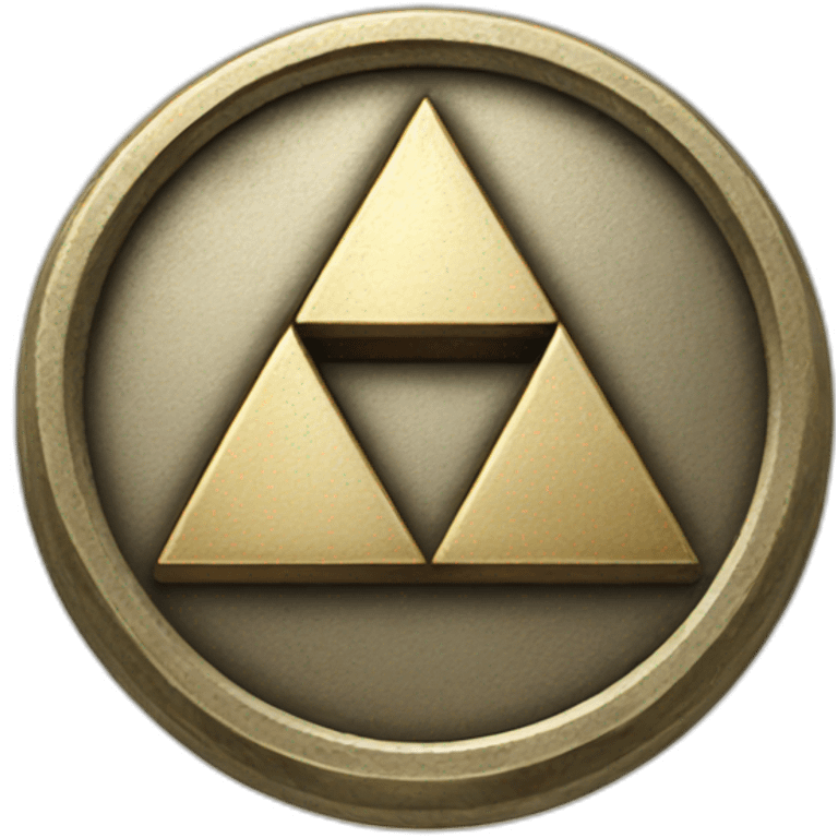 coin with tri force emoji