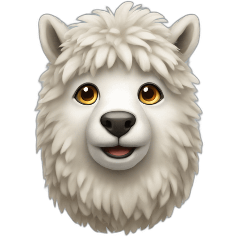 Alpaga animal emoji