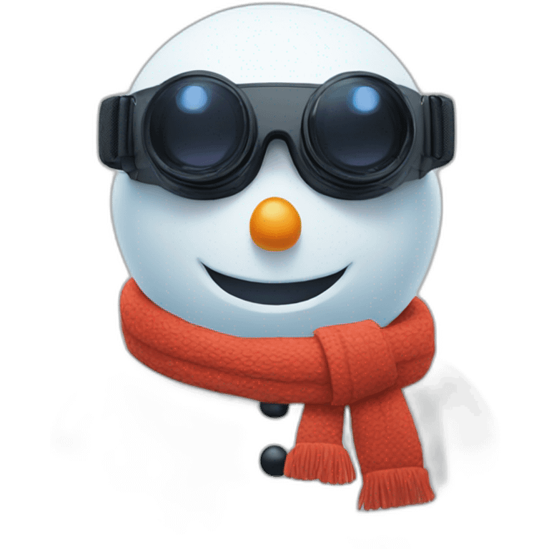 snowman in vr glasses emoji