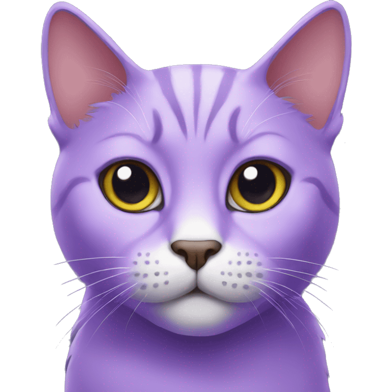 purple cat emoji