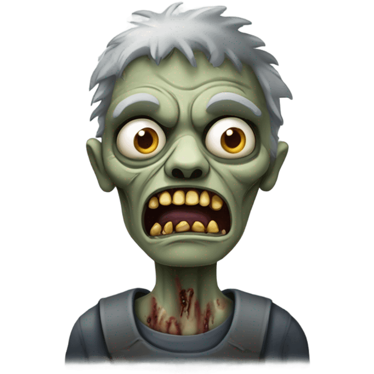 Zombie lachend emoji