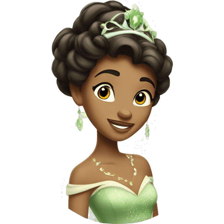 Tiana Disney princess emoji