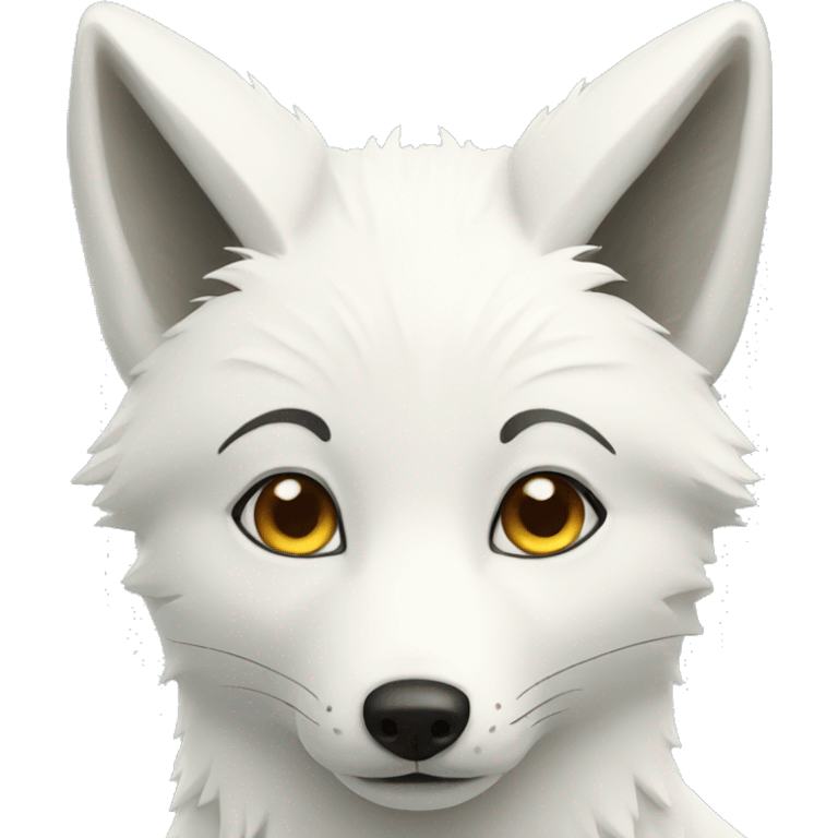 polar fox emoji