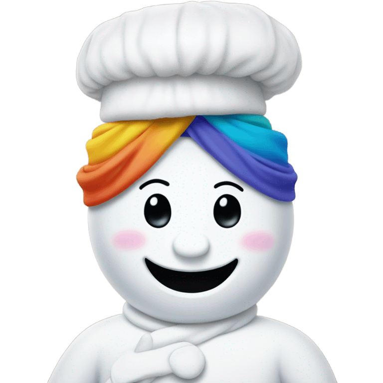 Pilsbury doughboy wearing a turban emoji