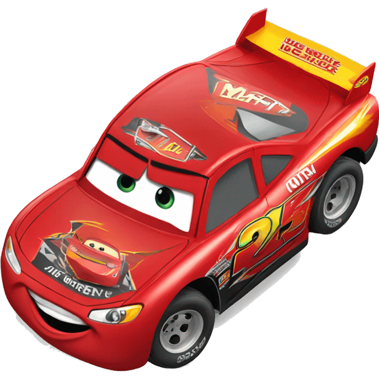 Drunk lightning McQueen emoji