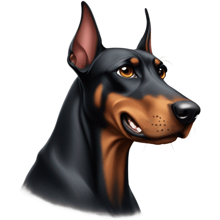 Angry Doberman  emoji